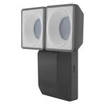 Ledvance LED Floodlight Endura Spot Black 16W 1500lm 50D - 840 Cool White | IP55 - Motion and Light Sensor - Symmetrical