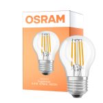Osram LED Superstar E27 Ball Filament Clear 3.4W 470lm - 940 Cool White | Best Colour Rendering - Dimmable - Replaces 40W