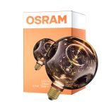 Osram Decor LED Lamp Black Glass E27 3.5W 300lm - 827 Extra Warm White | Replaces 25W