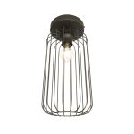Emibig Ceiling Light Barn Steel Black | Suitable for 1x E27 - Max 15W
