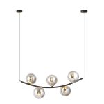 Emibig Pendant Ritz Steel Black | Suitable for 5x E14 - Max 10W