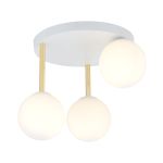 Emibig Ceiling Light Dolce Steel White | Suitable for 3x E14 - Max 10W