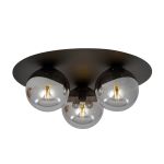 Emibig Ceiling Light Solar Steel Black | Suitable for 3x E14 - Max 10W