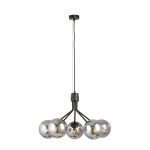 Emibig Pendant Nova Steel Black | Suitable for 5x E14 - Max 10W
