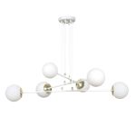 Emibig Pendant Ognis Steel White | Suitable for 6x E27 - Max 10W