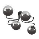 Emibig Ceiling Light Brendi Steel Black | Suitable for 4x E14 - Max 10W