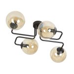 Emibig Ceiling Light Brendi Steel Black | Suitable for 4x E14 - Max 10W