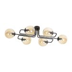 Emibig Ceiling Light Brendi Steel Black | Suitable for 6x E14 - Max 10W