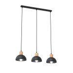Emibig Ceiling Light Seco Steel Black | Suitable for 2x E27 - Max 15W