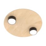 Emibig Ceiling Light Pixo Steel Black | Suitable for 2x GX53 - Max 12W