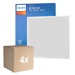 Multipack 4x Philips LED Panel CoreLine RC132V 26W 3400lm - 830 Warm White | 60x60cm - UGR <22