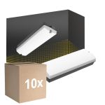 Multipack 10x Bright Choice LED Bulkhead Black 3W 280lm - 830 Warm White | IP66