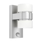 Eglo Wall Light Atollari Aluminium Stainless Steel 4W 360lm - 830 Warm White | IP44