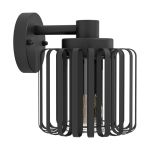 Eglo Wall Light Selinus Steel Black | IP65 - Suitable for 1x E27