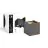 D'Lite Wall Light Nova Aluminium Black Up & Down 4.9W 480lm - 830 Warm White | IP54 - Adjustable Beam Angle