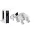 D'Lite Ceiling Spot Clio Aluminium White Tiltable| Suitable for 4x GU10