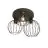 Emibig Ceiling Light Nest Steel Black | Suitable for 3x E27 - Max 15W