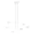 Emibig Pendant Modus Steel White | Suitable for 6x GX53 - Max 12W