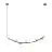 Emibig Pendant Ritz Steel Black | Suitable for 7x E14 - Max 10W