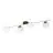 Emibig Ceiling Light Splendi Steel Black | Suitable for 4x E14 - Max 10W