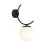 Emibig Wall Light Boston Steel Black | Suitable for 1x E14 - Max 10W