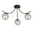 Emibig Ceiling Light Boston Steel Black | Suitable for 3x E14 - Max 10W