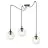 Emibig Pendant Gigi Steel Black | Suitable for 3x E14 - Max 10W