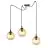Emibig Pendant Gigi Steel Black | Suitable for 3x E14 - Max 10W