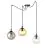 Emibig Pendant Gigi Steel Black | Suitable for 3x E14 - Max 10W