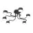 Emibig Ceiling Light Kurage Steel Black | Suitable for 6x GX53 - Max 12W