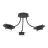 Emibig Ceiling Light Enso Steel Black | Suitable for 3x GX53 - Max 12W