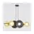 Emibig Pendant Volum Steel Black | Suitable for 6x G9 - Max 8W