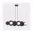 Emibig Pendant Model Steel Black | Suitable for 6x G9 - Max 8W