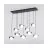 Emibig Pendant Ritual Steel Black | Suitable for 9x G9 - Max 8W