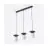 Emibig Pendant Ego Steel Grey | Suitable for 3x E14 - Max 10W