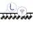 Bright Choice Complete Set 1-Phase Rail L 1 x 2 Meter Black | incl. 8x Spot + GU10 2700K 3W Dimmable + End Cap, Power Connector and L -Connector