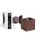 D'Lite Wall Light Nova Aluminium Rust Up & Down 4.9W 480lm - 830 Warm White | IP54 - Adjustable Beam Angle