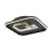 Eglo Wall and Ceiling Light Tiriolo Steel Black Gold 16.2W 2100lm - 840 Cool White | IP20 