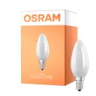 Osram LED Classic E14 Candle Filament Frosted 1.2W 255lm - 827 Extra Warm White | Replaces 25W
