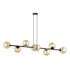 Emibig Pendant Rossi Steel Black | Suitable for 8x E14 - Max 10W