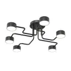 Emibig Ceiling Light Kurage Steel Black | Suitable for 6x GX53 - Max 12W