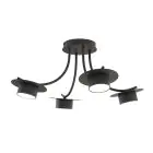 Emibig Ceiling Light Enso Steel Black | Suitable for 4x GX53 - Max 12W