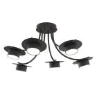 Emibig Ceiling Light Enso Steel Black | Suitable for 6x GX53 - Max 12W