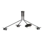 Emibig Ceiling Light Mizu Steel Black | Suitable for 4x GX53 - Max 12W