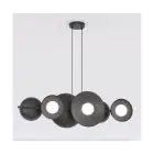 Emibig Pendant Volum Steel Black | Suitable for 6x G9 - Max 8W