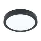 Eglo Ceiling Light Argolis 2 Steel Black 20W 2400lm - 830 Warm White | IP44
