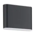 Eglo Wall Light Grutti Aluminium Anthracite 2W 320lm - 830-840-865 CCT | IP65